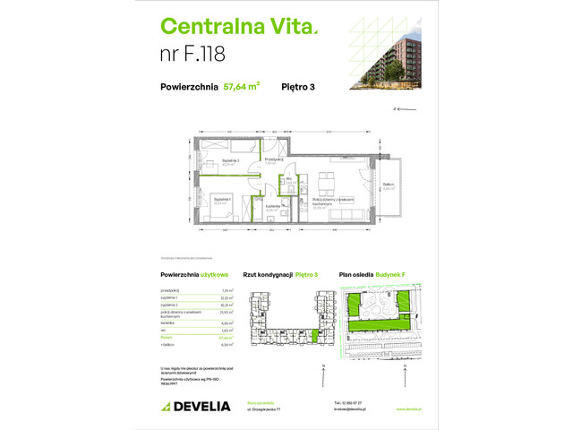 Mieszkanie w inwestycji Centralna Vita, symbol F.118 » nportal.pl