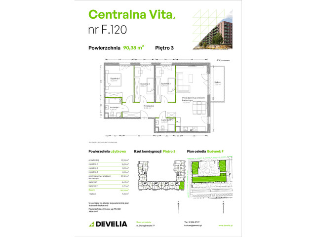 Mieszkanie w inwestycji Centralna Vita, symbol F.120 » nportal.pl