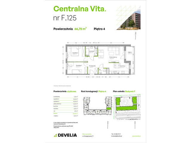 Mieszkanie w inwestycji Centralna Vita, symbol F.125 » nportal.pl