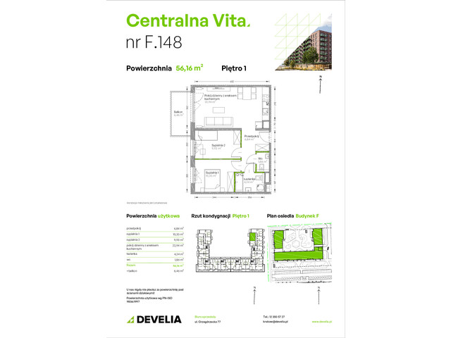 Mieszkanie w inwestycji Centralna Vita, symbol F.148 » nportal.pl