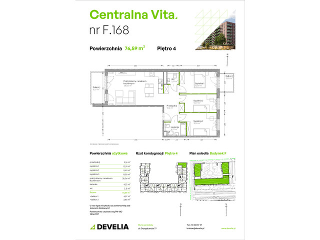 Mieszkanie w inwestycji Centralna Vita, symbol F.168 » nportal.pl