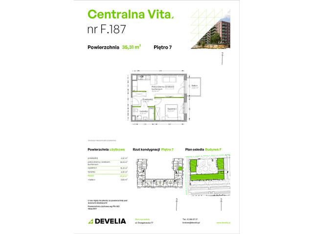 Mieszkanie w inwestycji Centralna Vita, symbol F.187 » nportal.pl