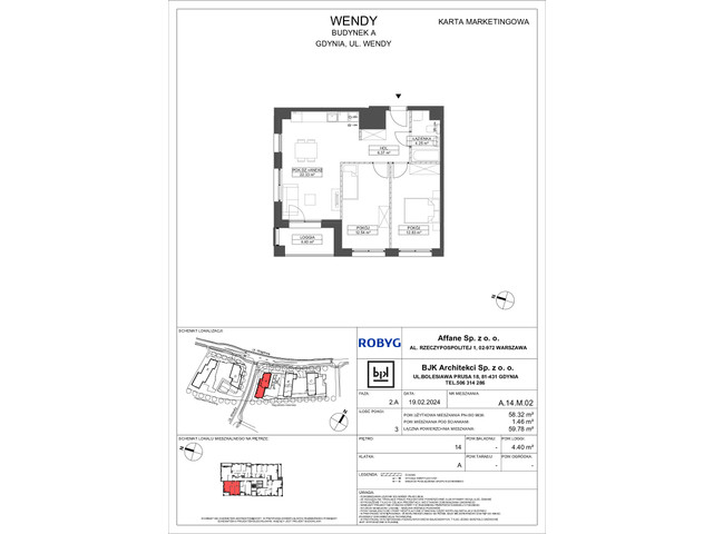 Mieszkanie w inwestycji Wendy, symbol A14M02 » nportal.pl