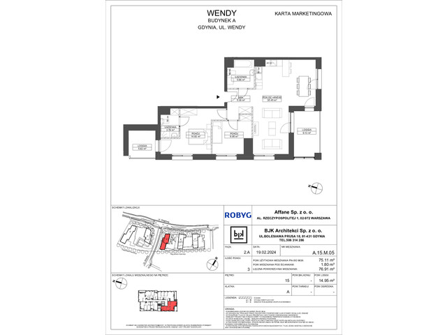 Mieszkanie w inwestycji Wendy, symbol A15M05 » nportal.pl