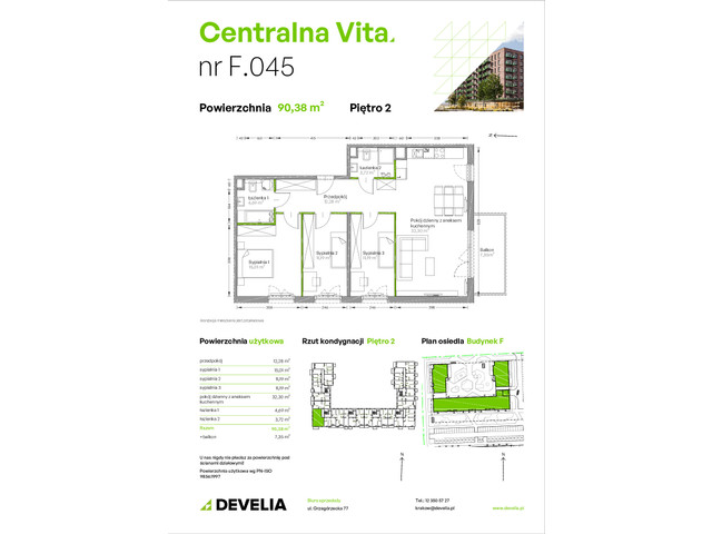 Mieszkanie w inwestycji Centralna Vita, symbol F.045 » nportal.pl