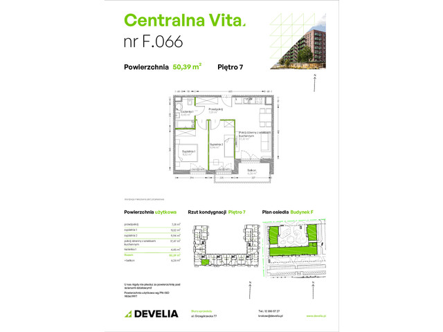 Mieszkanie w inwestycji Centralna Vita, symbol F.066 » nportal.pl