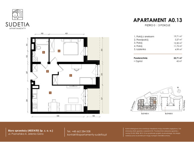 Mieszkanie w inwestycji APARTAMENTY SUDETIA, symbol A0.13 » nportal.pl