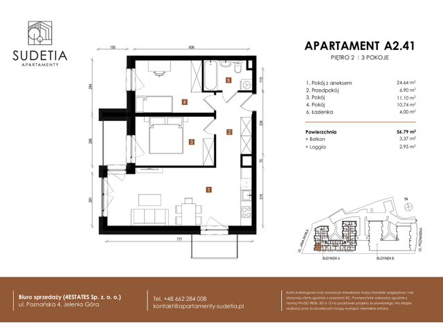 Mieszkanie w inwestycji APARTAMENTY SUDETIA, symbol A2.41 » nportal.pl