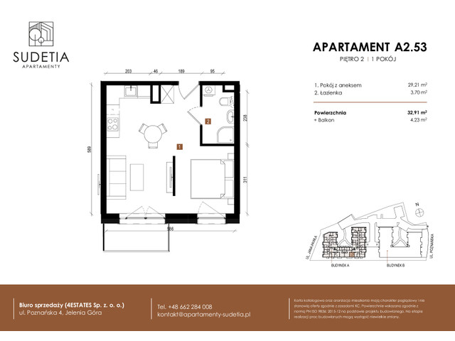 Mieszkanie w inwestycji APARTAMENTY SUDETIA, symbol A2.53 » nportal.pl