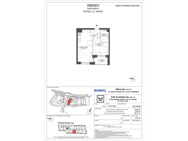 Mieszkanie w inwestycji Wendy, symbol A2M08 » nportal.pl