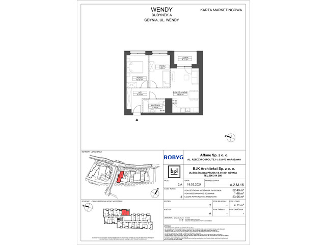 Mieszkanie w inwestycji Wendy, symbol A2M16 » nportal.pl