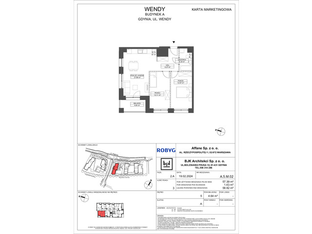 Mieszkanie w inwestycji Wendy, symbol A5M02 » nportal.pl