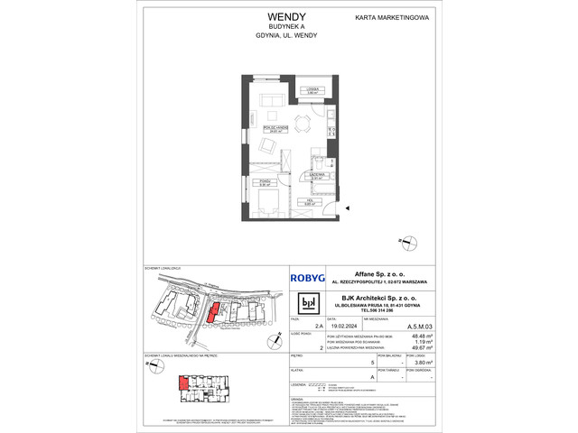 Mieszkanie w inwestycji Wendy, symbol A5M03 » nportal.pl