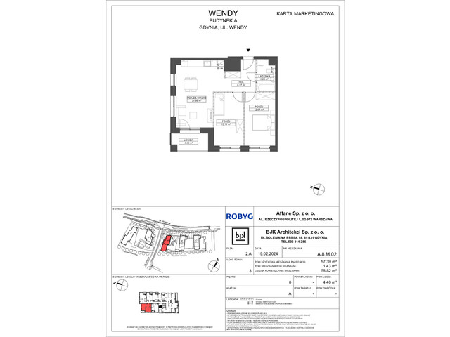 Mieszkanie w inwestycji Wendy, symbol A8M02 » nportal.pl