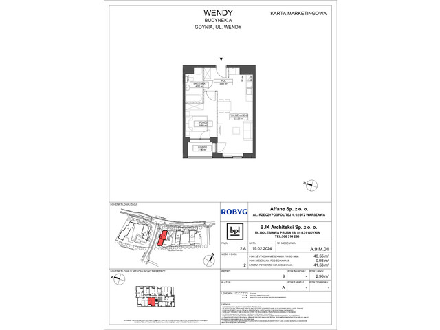 Mieszkanie w inwestycji Wendy, symbol A9M01 » nportal.pl