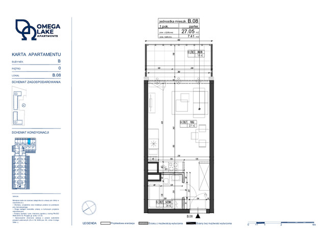 Mieszkanie w inwestycji Omega Lake Apartments, symbol B.0.08 » nportal.pl