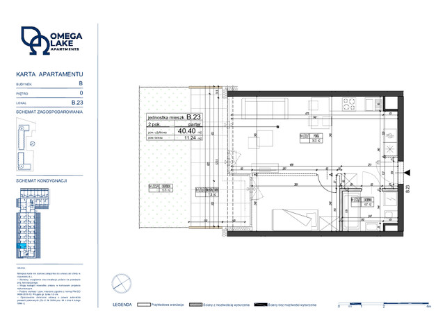 Mieszkanie w inwestycji Omega Lake Apartments, symbol B.0.23 » nportal.pl