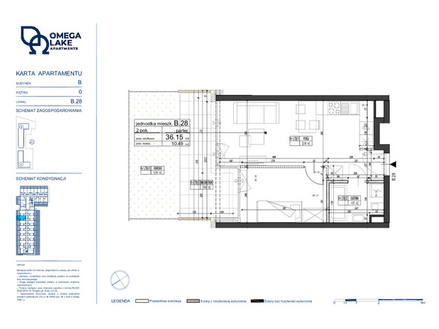 Mieszkanie w inwestycji Omega Lake Apartments, symbol B.0.28 » nportal.pl