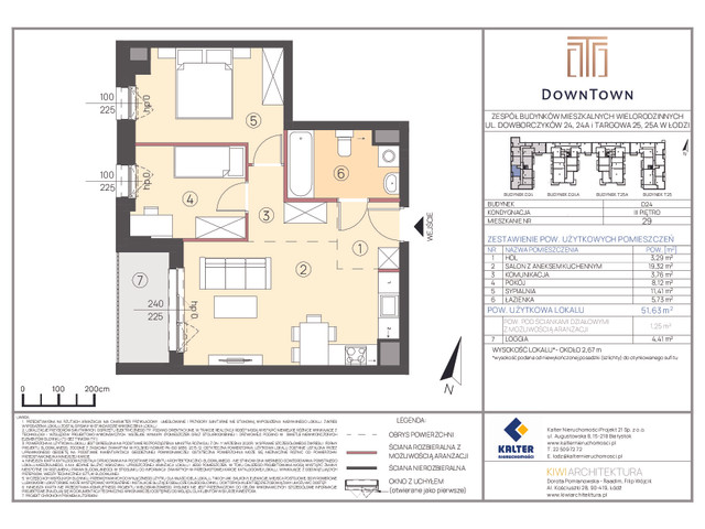 Mieszkanie w inwestycji DownTown, symbol D24_29 » nportal.pl