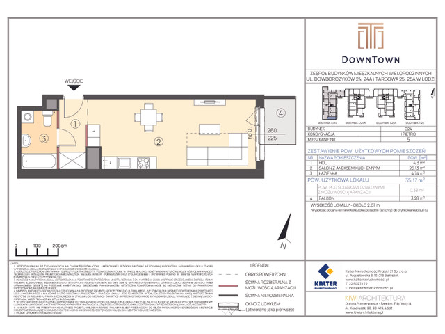 Mieszkanie w inwestycji DownTown, symbol D24_5 » nportal.pl