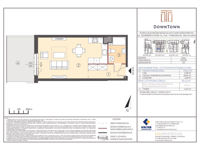 Mieszkanie w inwestycji DownTown, symbol D24A_10 » nportal.pl