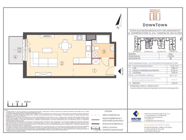 Mieszkanie w inwestycji DownTown, symbol D24A_35 » nportal.pl