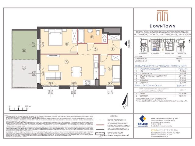 Mieszkanie w inwestycji DownTown, symbol D24A_9 » nportal.pl