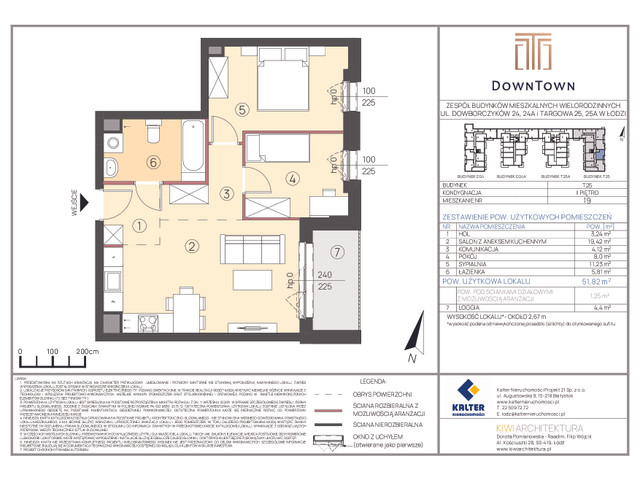 Mieszkanie w inwestycji DownTown, symbol T25_19 » nportal.pl