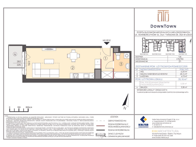 Mieszkanie w inwestycji DownTown, symbol T25_21 » nportal.pl