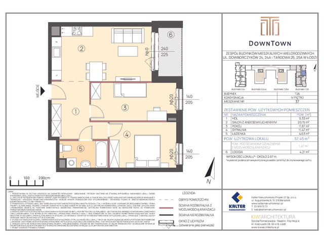 Mieszkanie w inwestycji DownTown, symbol T25_37 » nportal.pl