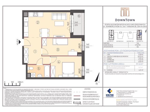Mieszkanie w inwestycji DownTown, symbol T25_44 » nportal.pl