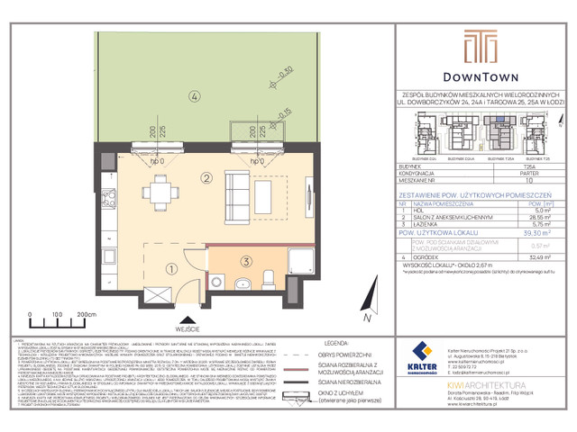 Mieszkanie w inwestycji DownTown, budynek Rezerwacja, symbol T25A_10 » nportal.pl