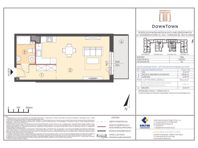 Mieszkanie w inwestycji DownTown, symbol T25A_15 » nportal.pl