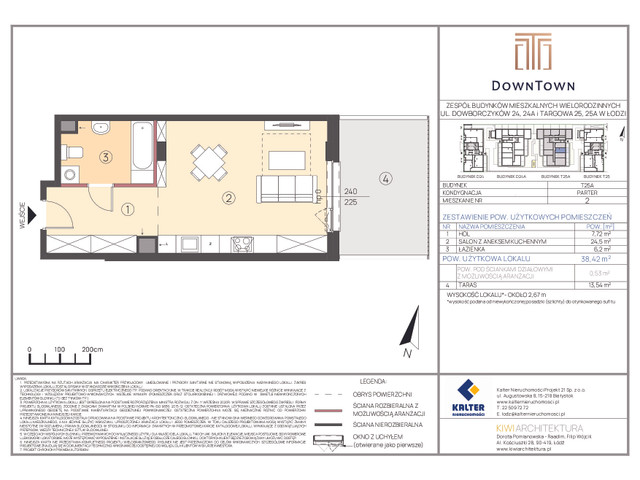 Mieszkanie w inwestycji DownTown, symbol T25A_2 » nportal.pl