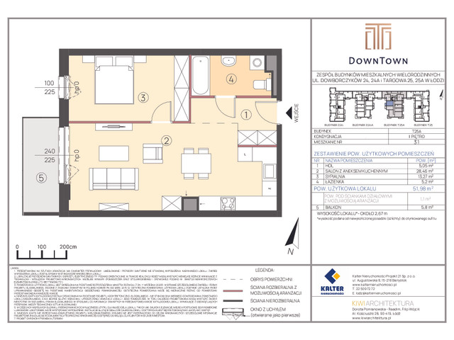 Mieszkanie w inwestycji DownTown, symbol T25A_31 » nportal.pl