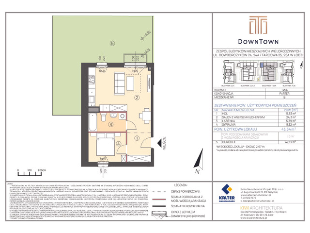 Mieszkanie w inwestycji DownTown, symbol T25A_8 » nportal.pl