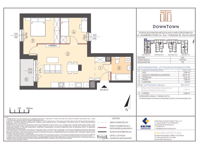 Mieszkanie w inwestycji DownTown, symbol D24_10 » nportal.pl