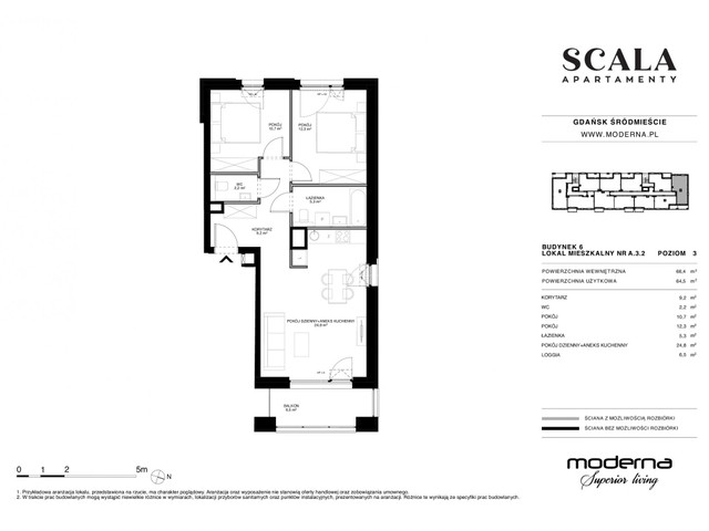 Mieszkanie w inwestycji Apartamenty Scala, symbol 6-A.3.2 » nportal.pl