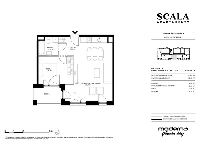 Mieszkanie w inwestycji Apartamenty Scala, symbol 2.2-4.3 » nportal.pl