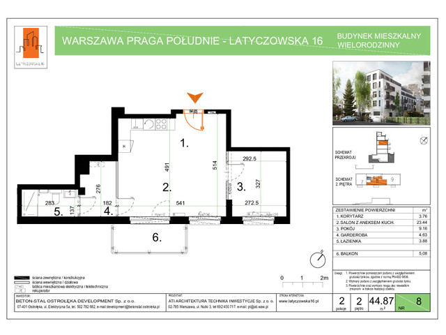 Mieszkanie w inwestycji Latyczowska 16, symbol 8 » nportal.pl