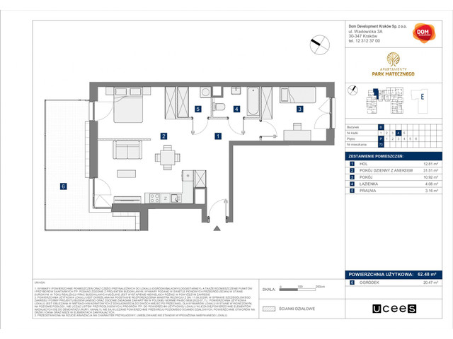 Mieszkanie w inwestycji Apartamenty Park Matecznego, symbol f-197783 » nportal.pl