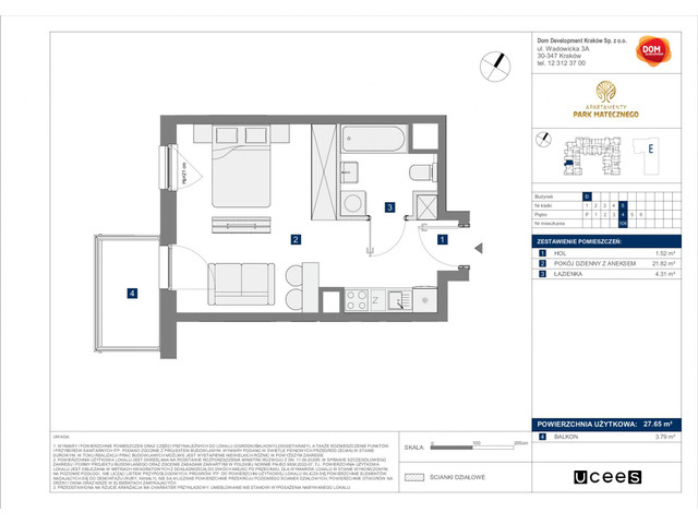 Mieszkanie w inwestycji Apartamenty Park Matecznego, symbol f-197816 » nportal.pl