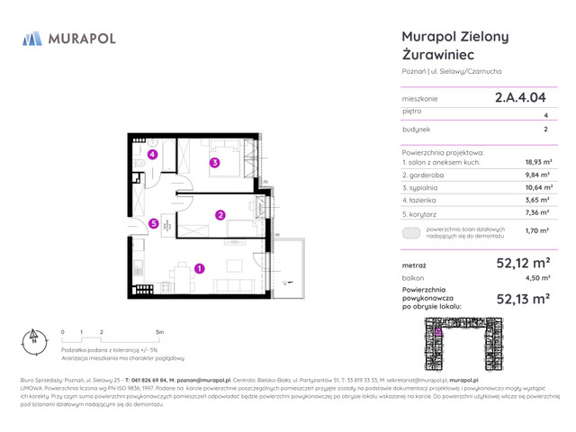 Mieszkanie w inwestycji Murapol Zielony Żurawiniec, symbol 2.A.4.04 » nportal.pl