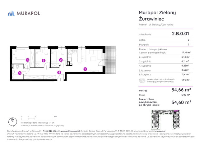 Mieszkanie w inwestycji Murapol Zielony Żurawiniec, symbol 2.B.0.01 » nportal.pl