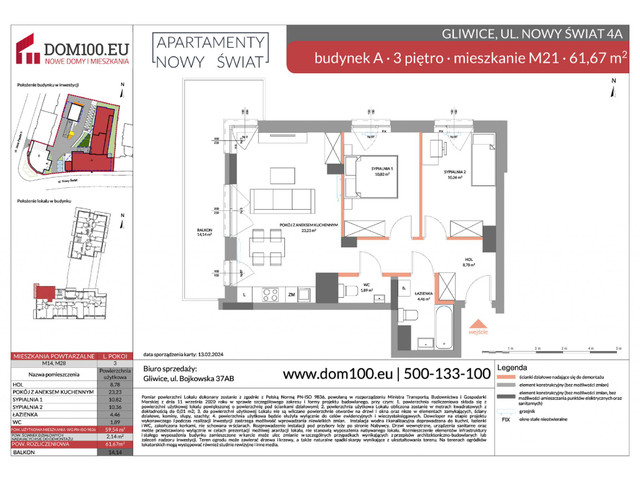 Mieszkanie w inwestycji Apartamenty Nowy Świat, symbol M21 » nportal.pl