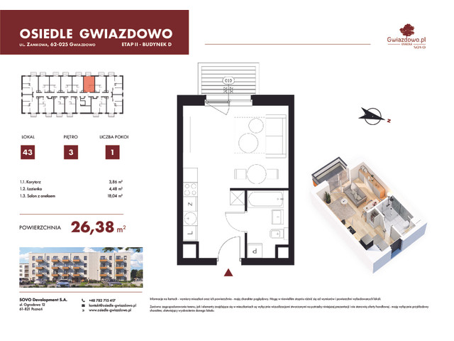 Mieszkanie w inwestycji Osiedle Gwiazdowo, symbol D43 » nportal.pl