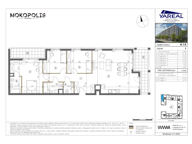 Mieszkanie w inwestycji MOKOPOLIS, symbol A.1.6 » nportal.pl