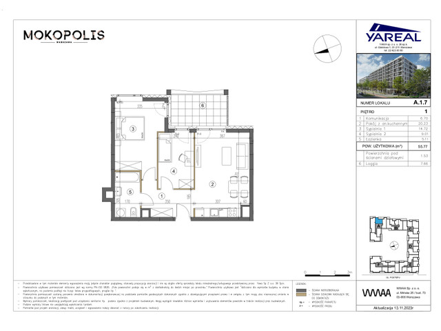 Mieszkanie w inwestycji MOKOPOLIS, symbol A.1.7 » nportal.pl