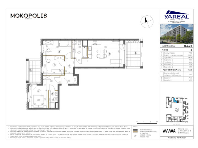 Mieszkanie w inwestycji MOKOPOLIS, symbol B.3.34 » nportal.pl