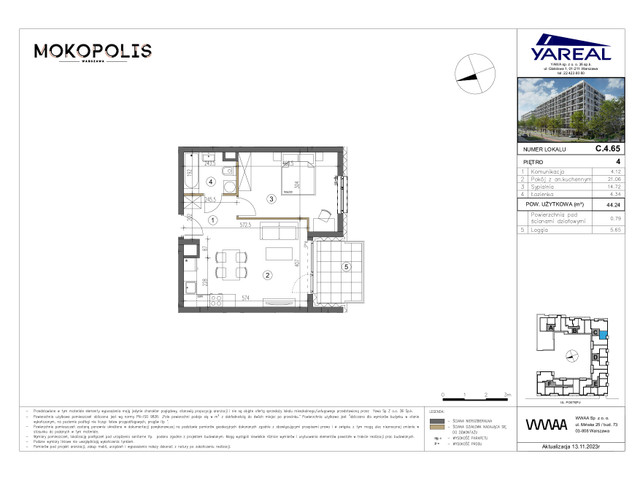 Mieszkanie w inwestycji MOKOPOLIS, symbol C.4.65 » nportal.pl